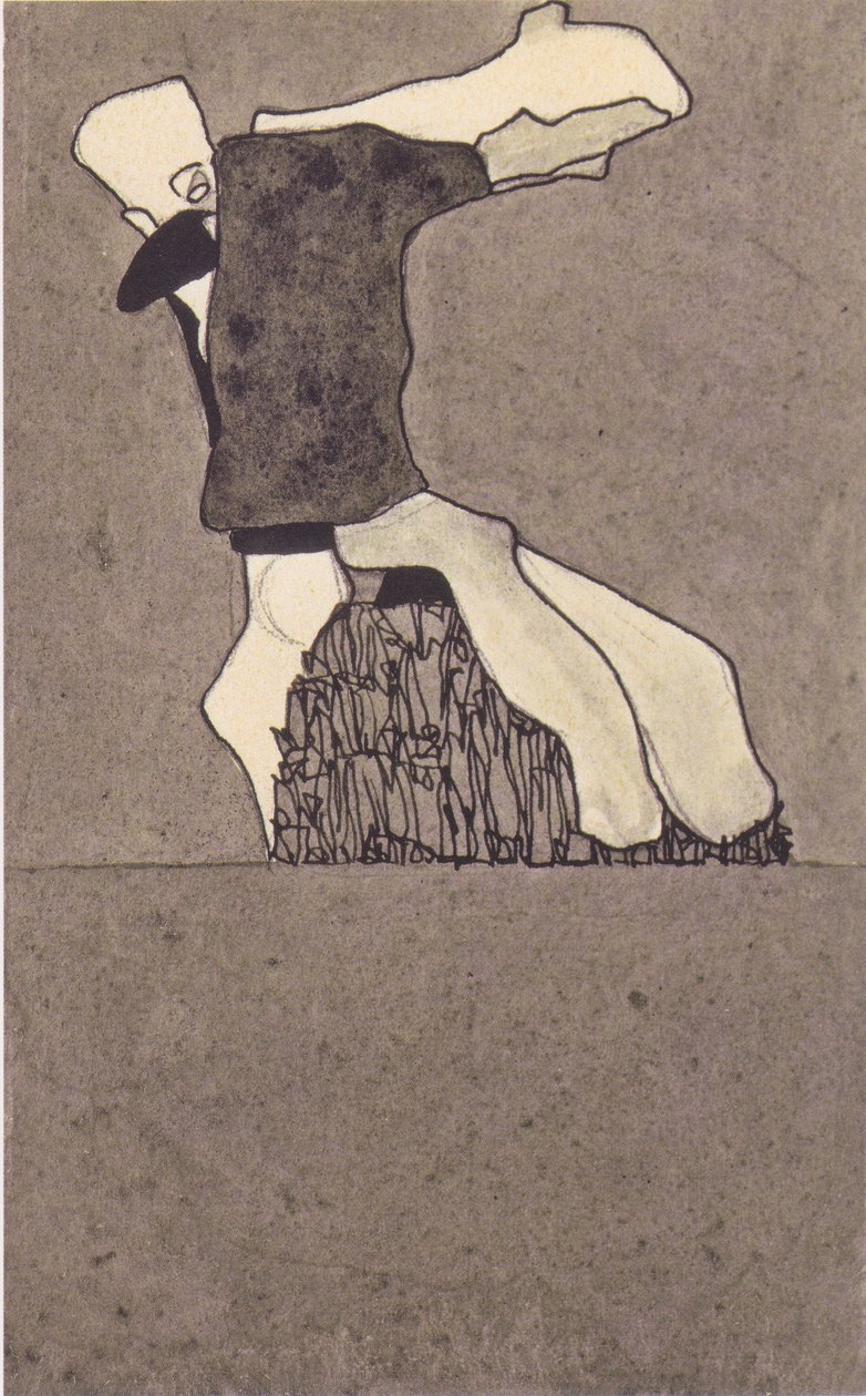 Composição com duas figuras de Egon Schiele