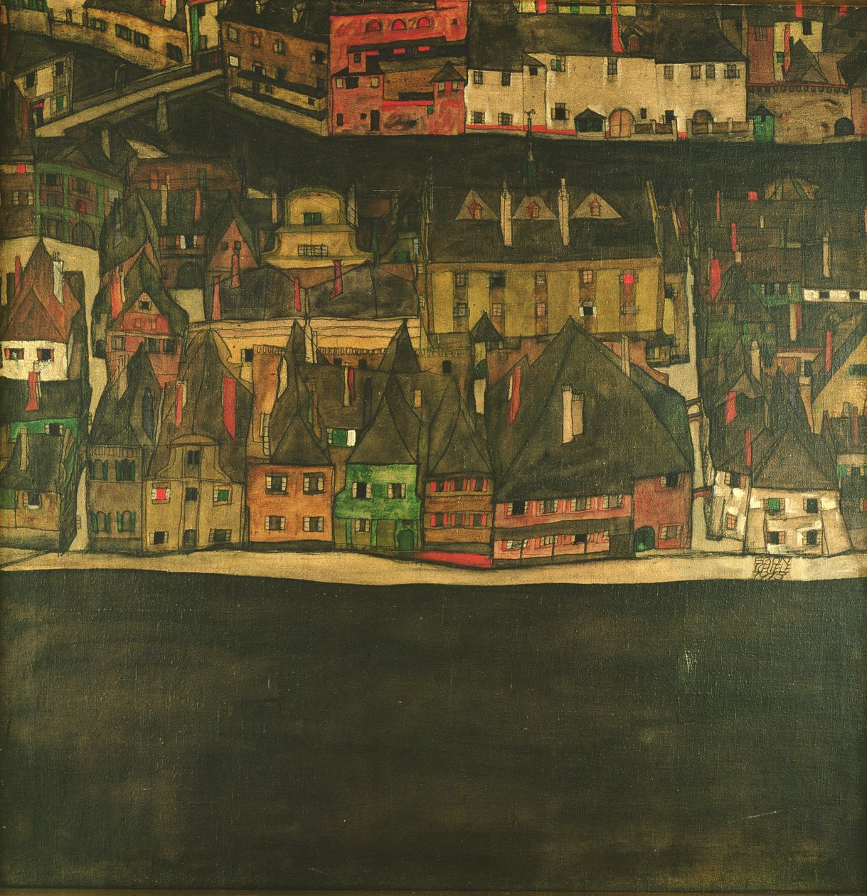 Krumau no Molde, a cidade pequena de Egon Schiele