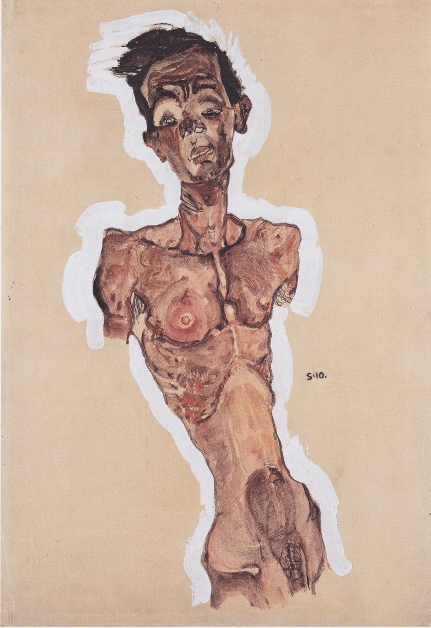 selfportrait de Egon Schiele