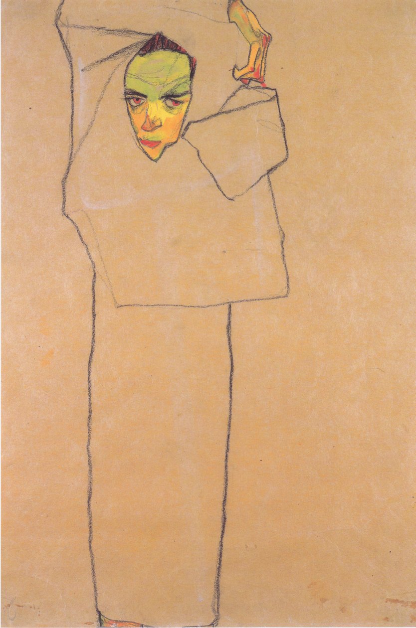 auto-retrato de Egon Schiele