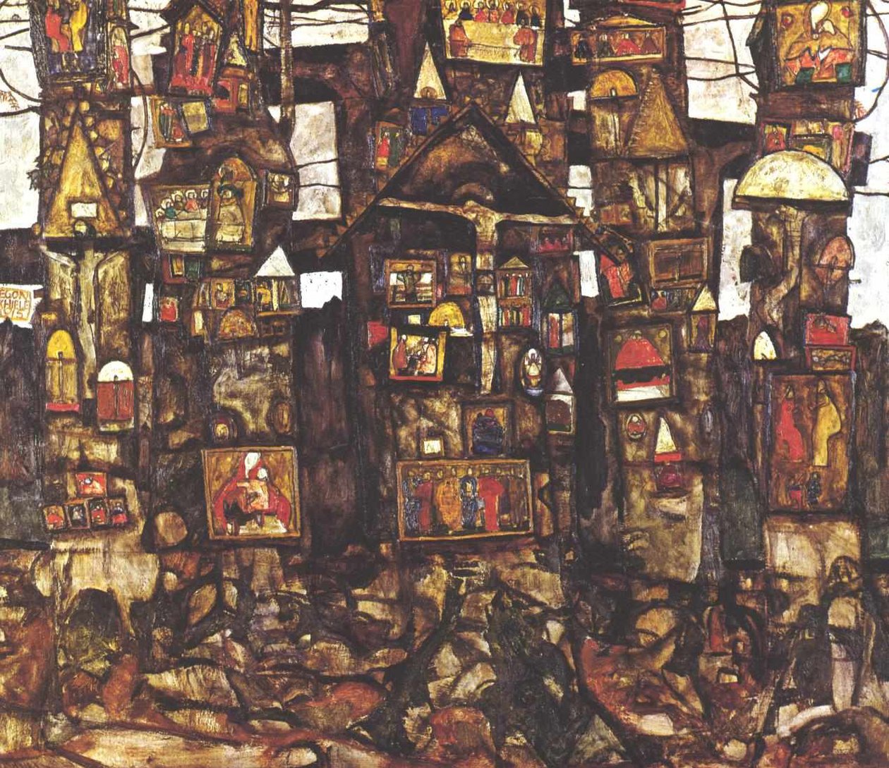 Waldandacht de Egon Schiele