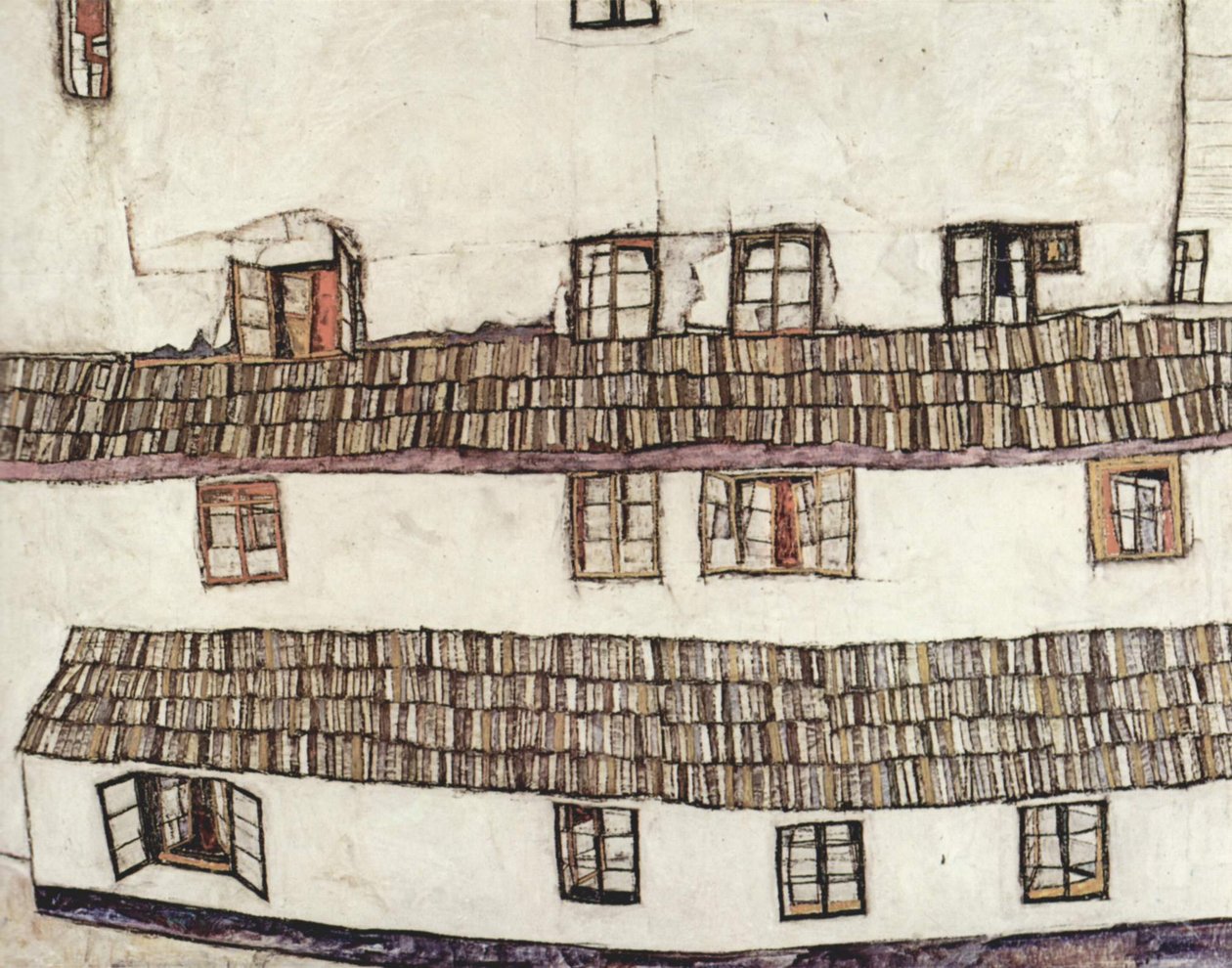 janelas de Egon Schiele