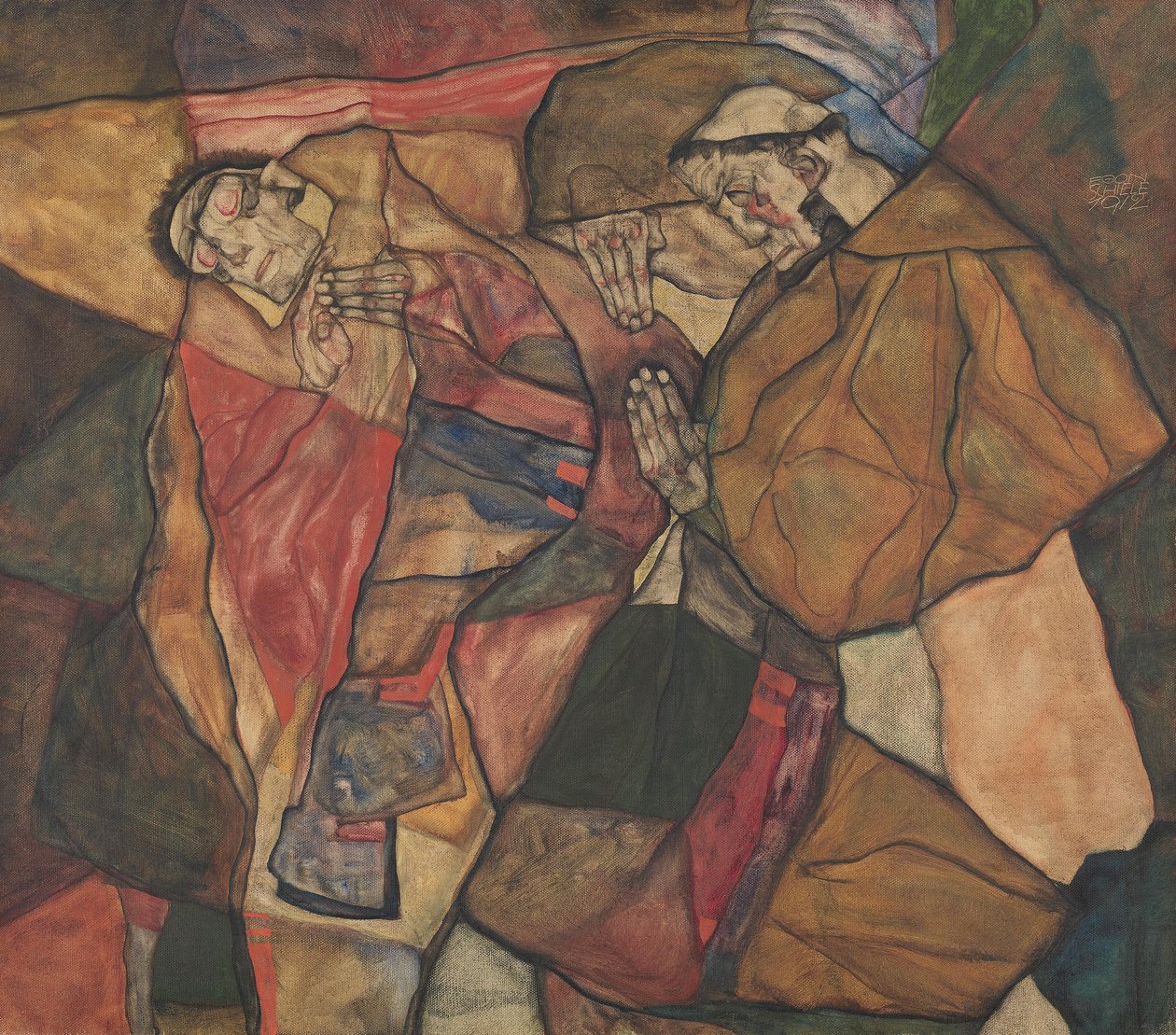 Agonia de Egon Schiele
