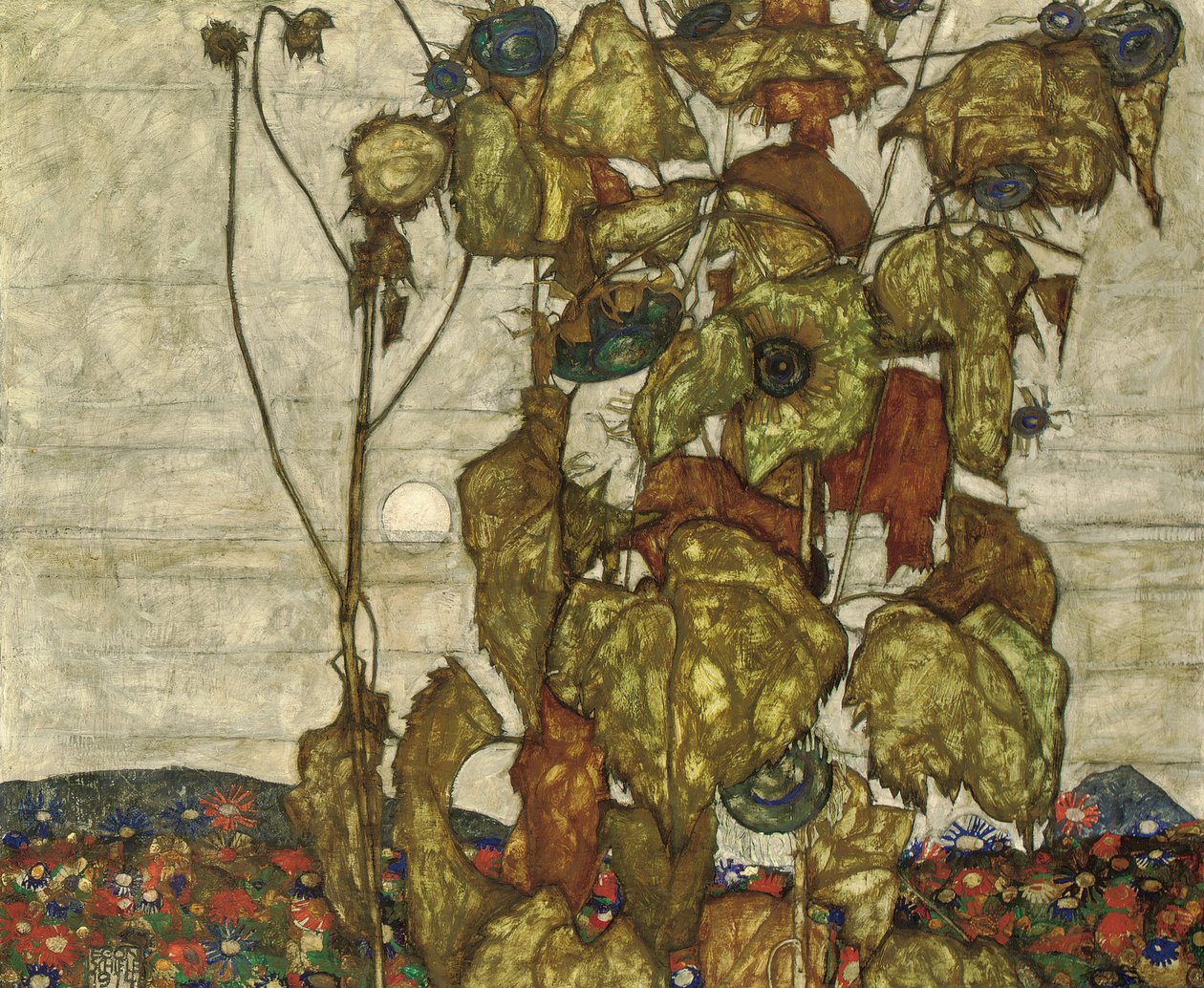 Sol de outono de Egon Schiele