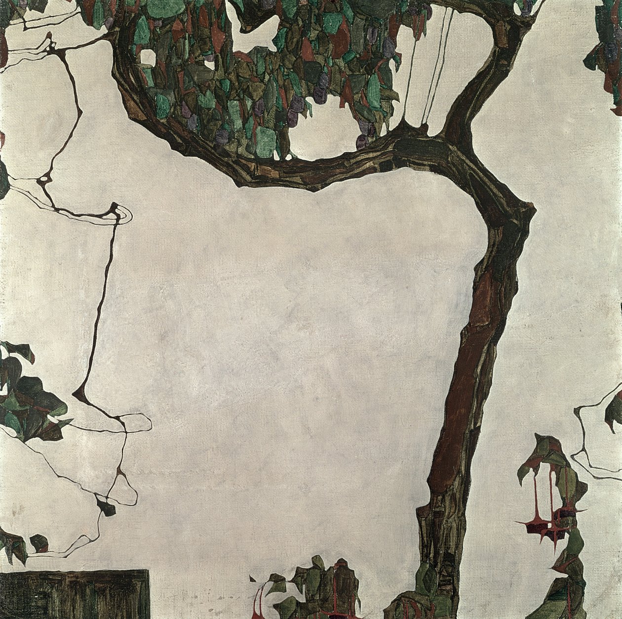 Árvore de outono, 1909 de Egon Schiele