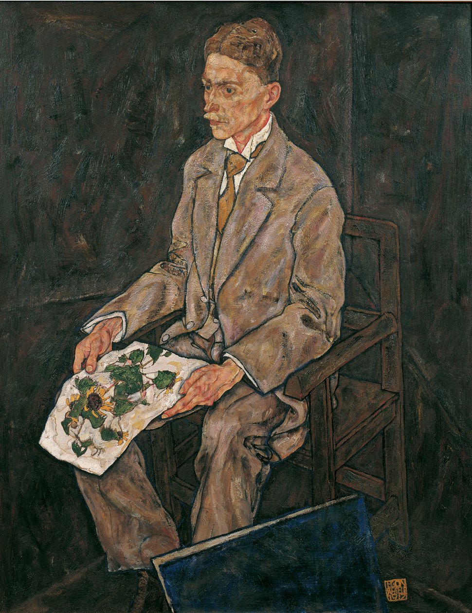 retrato dr Franz Martin Haberditzl de Egon Schiele