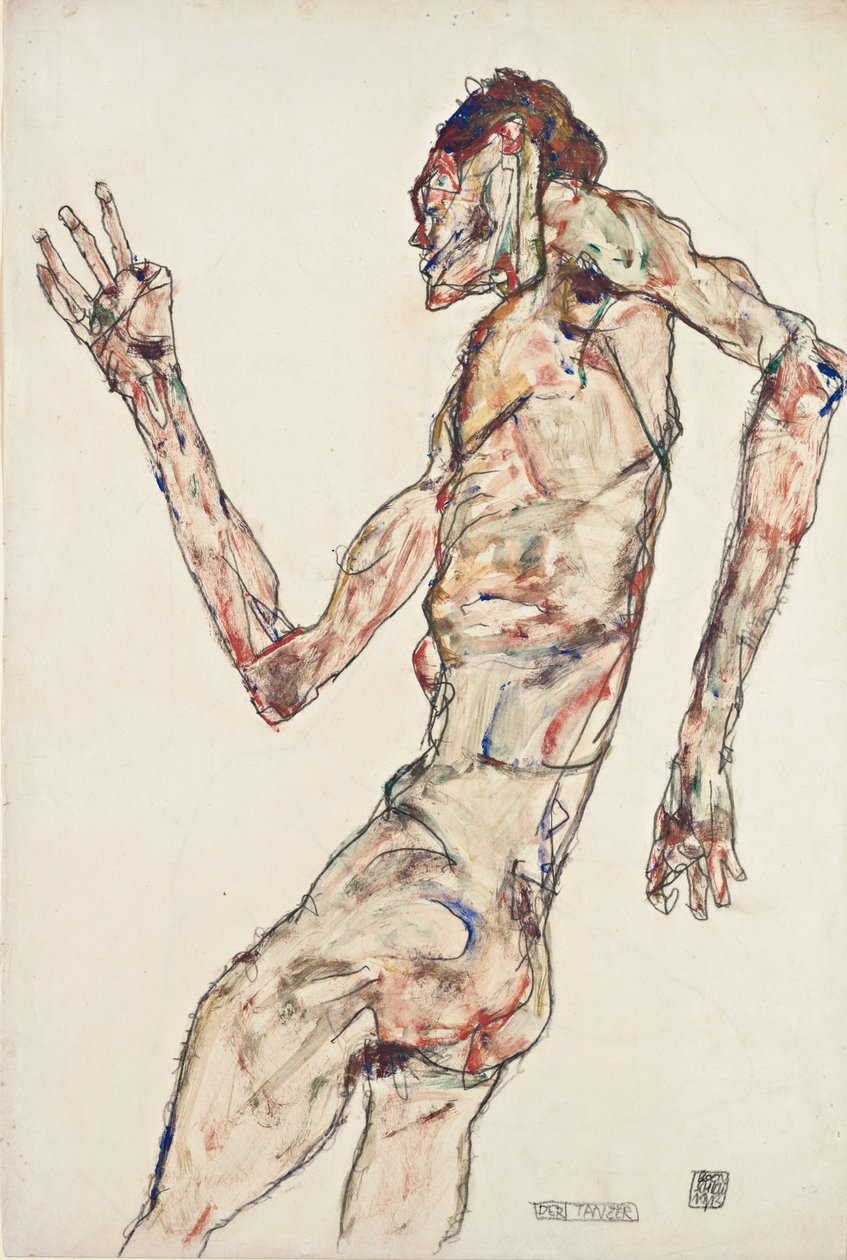 O dançarino de Egon Schiele