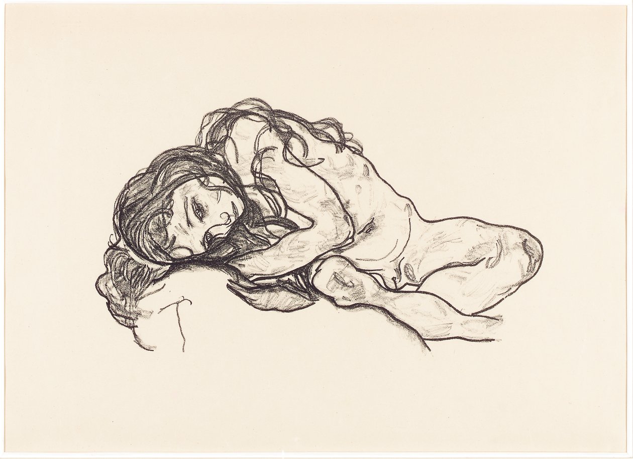 Menina de Egon Schiele