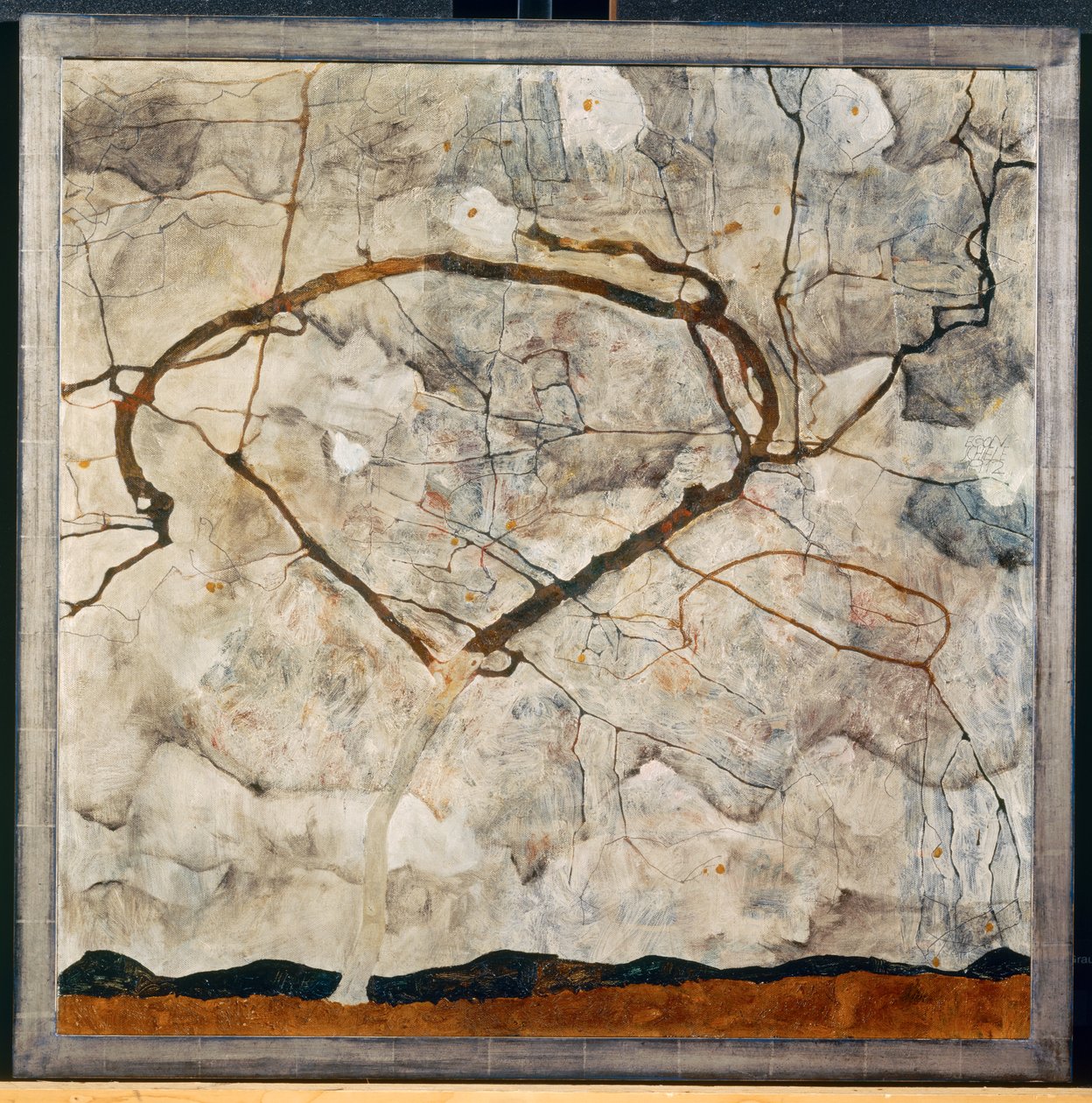 Árvore de outono em movimento, Árvore de outono em ... de Egon Schiele