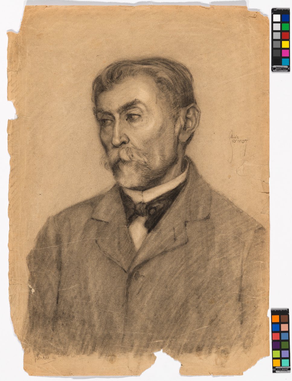 Retrato de um cavalheiro de Egon Schiele