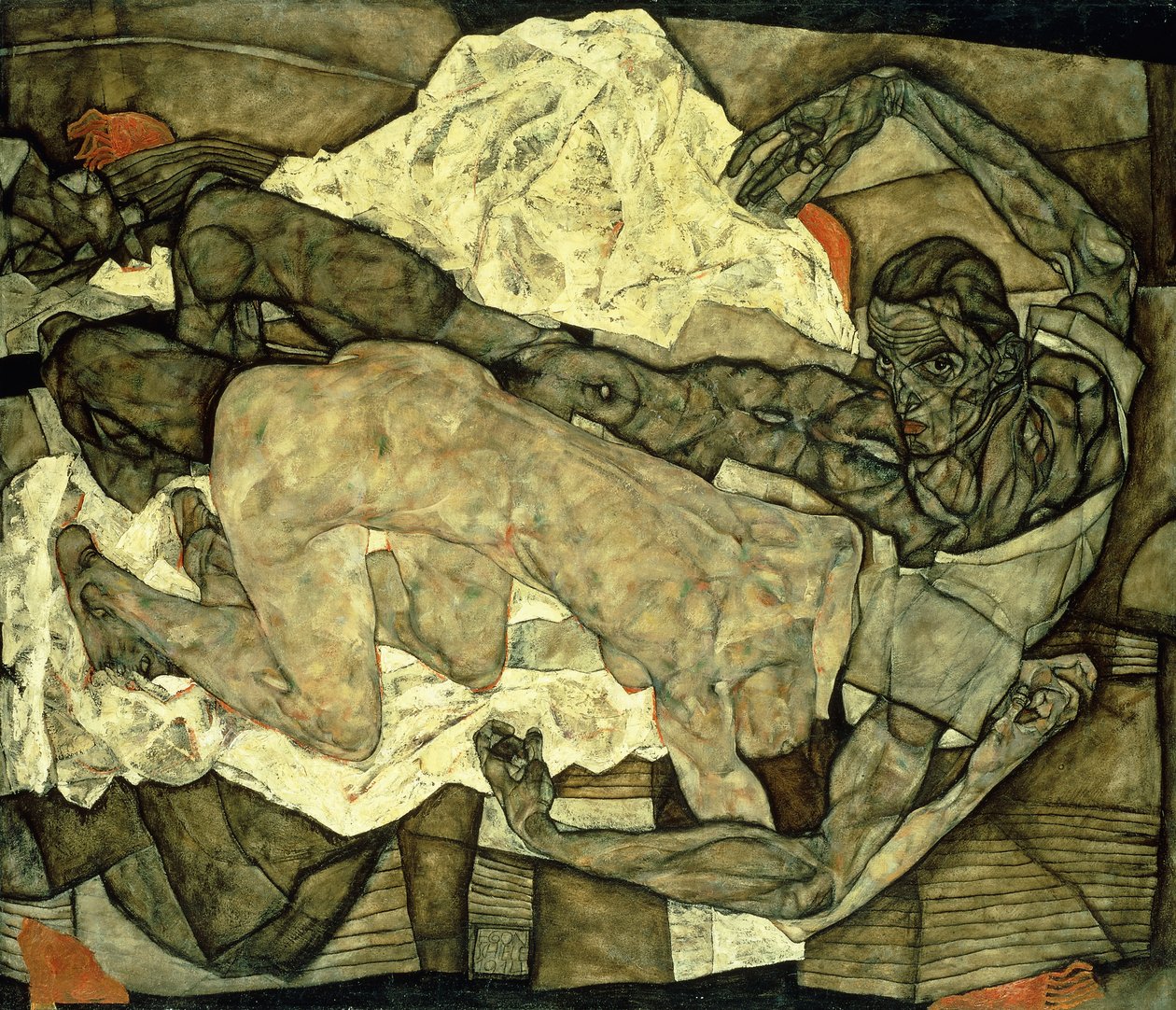 Amantes de Egon Schiele