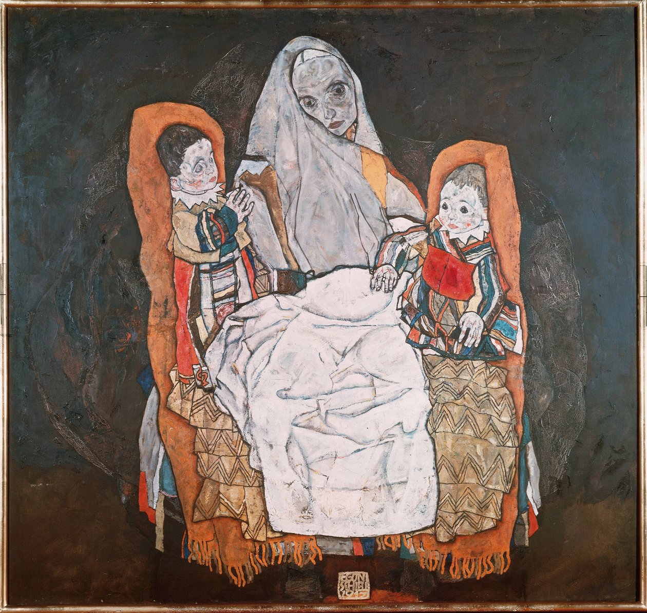 Mãe com seus dois filhos, III de Egon Schiele