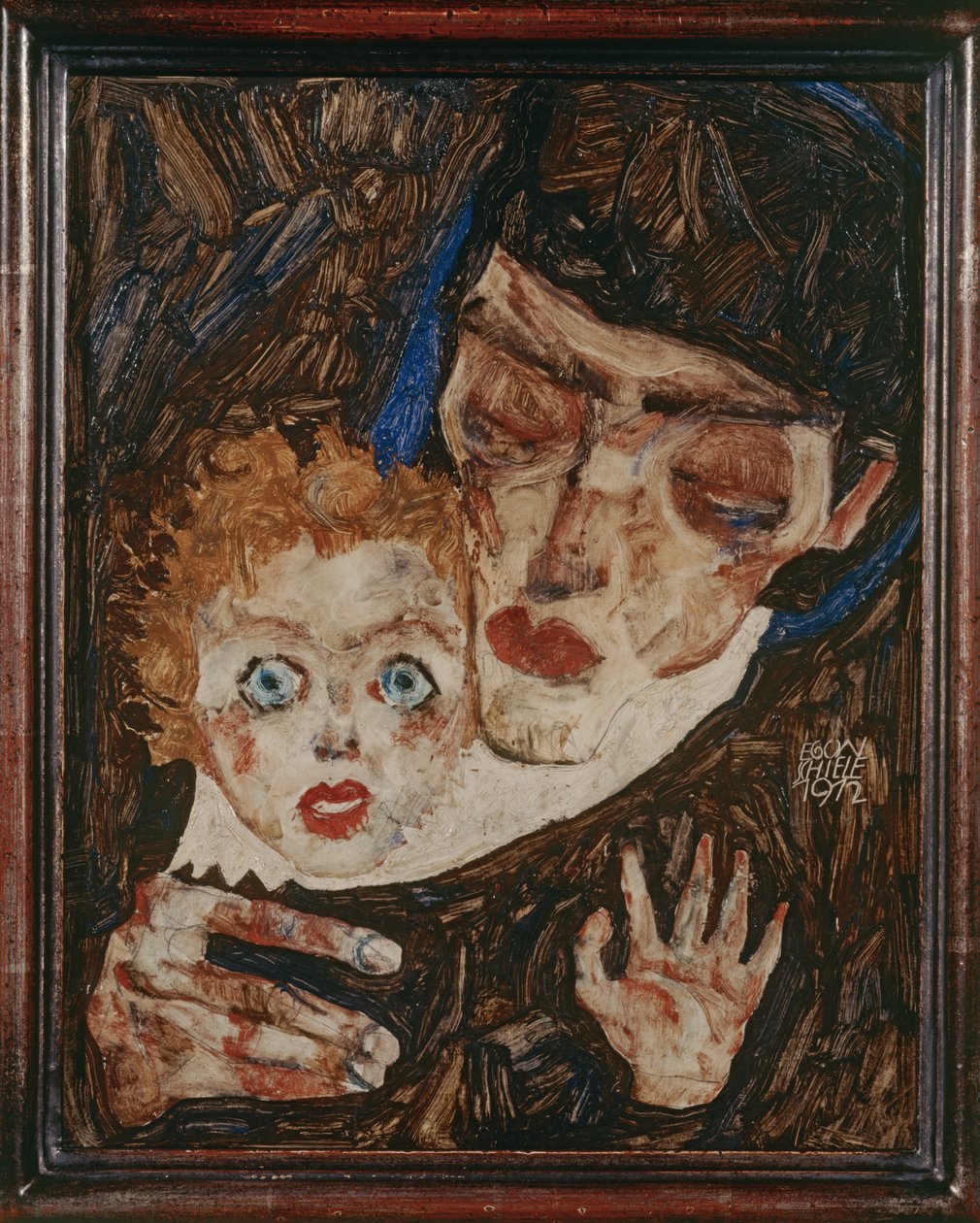 Mutter und Kind II, Mãe e filho. II ... de Egon Schiele