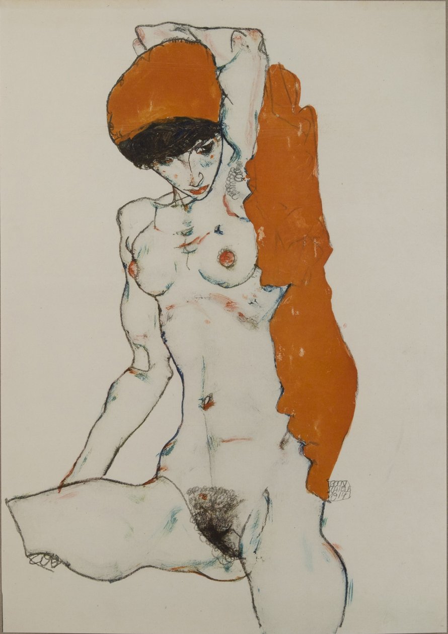 Nu, 1914 de Egon Schiele