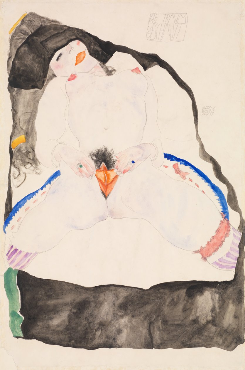 Observado em um sonho, 1911. de Egon Schiele