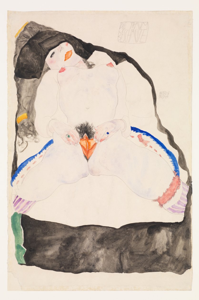 Observado em um sonho, 1911. de Egon Schiele