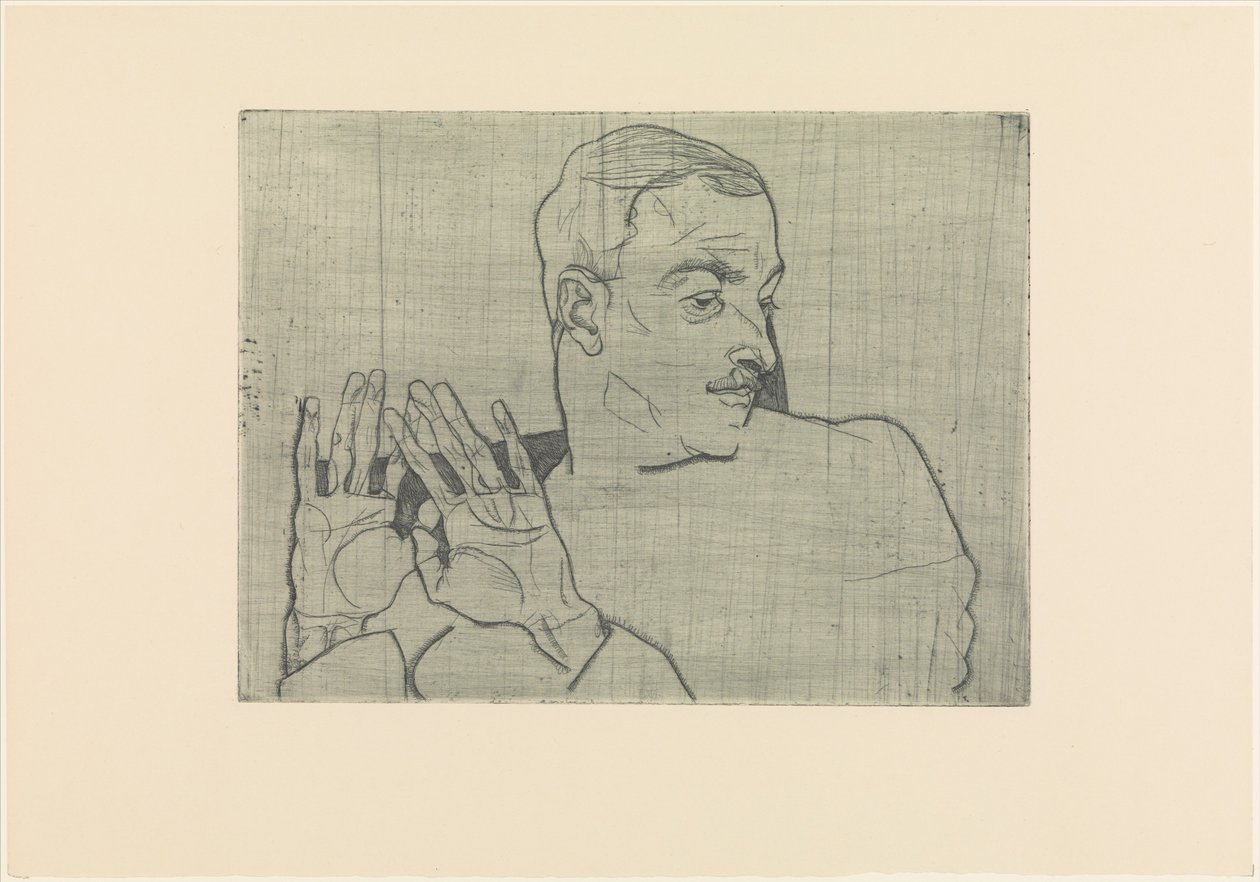Retrato de Arthur Roessler de Egon Schiele