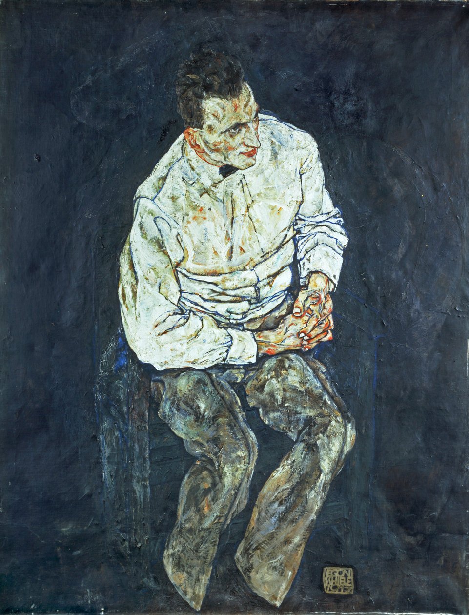 Retrato de Karl Grünwald ... de Egon Schiele