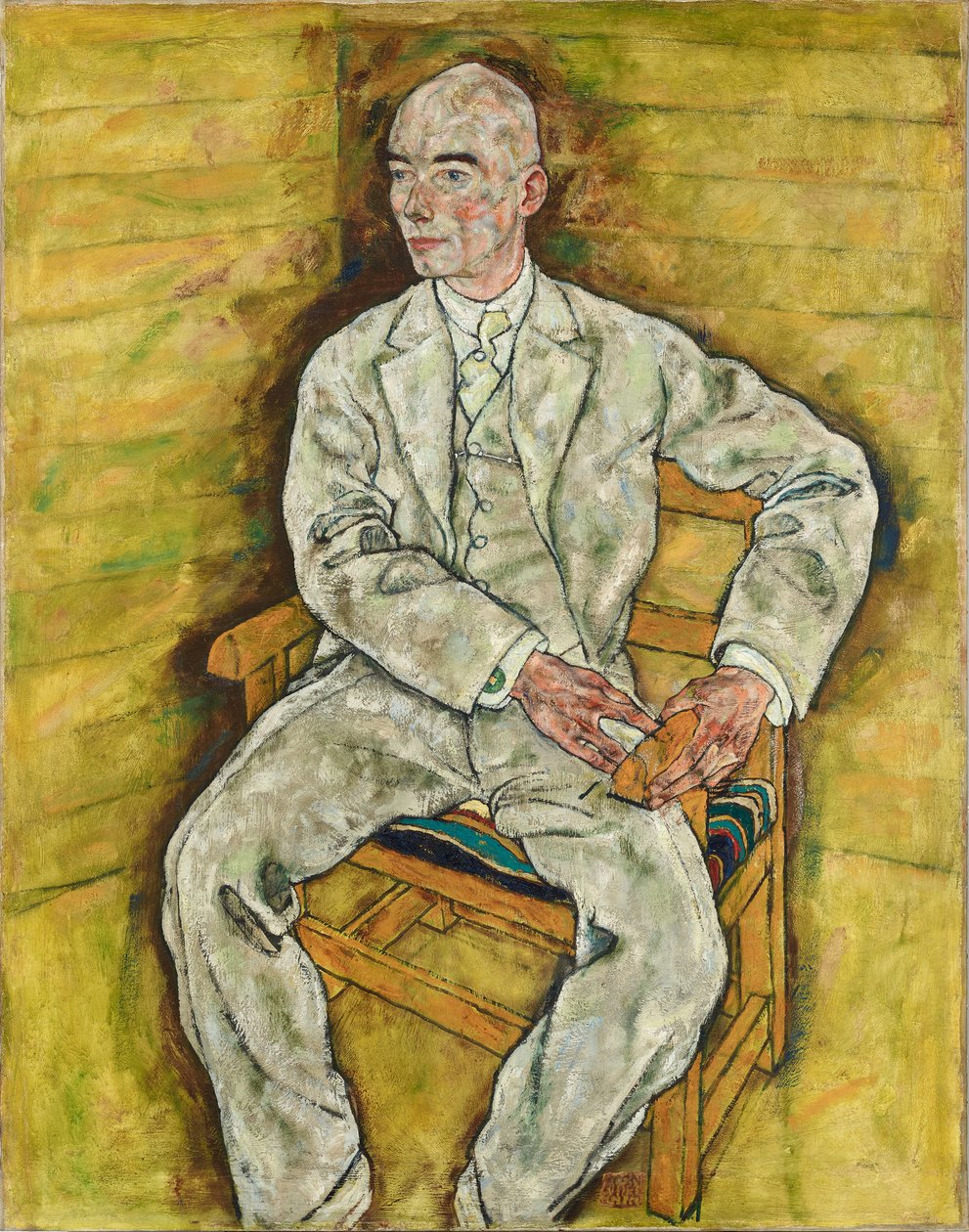 Retrato de Victor Ritter von Bauer, 1918. de Egon Schiele