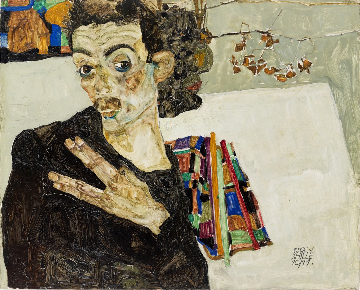 Autorretrato de Egon Schiele