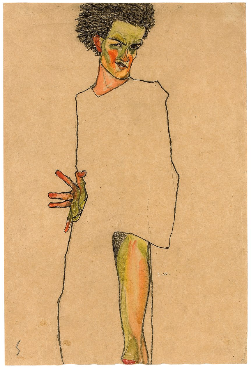 Auto-retrato de Egon Schiele