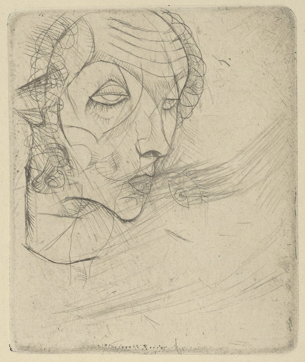Auto-retrato, 1914 de Egon Schiele
