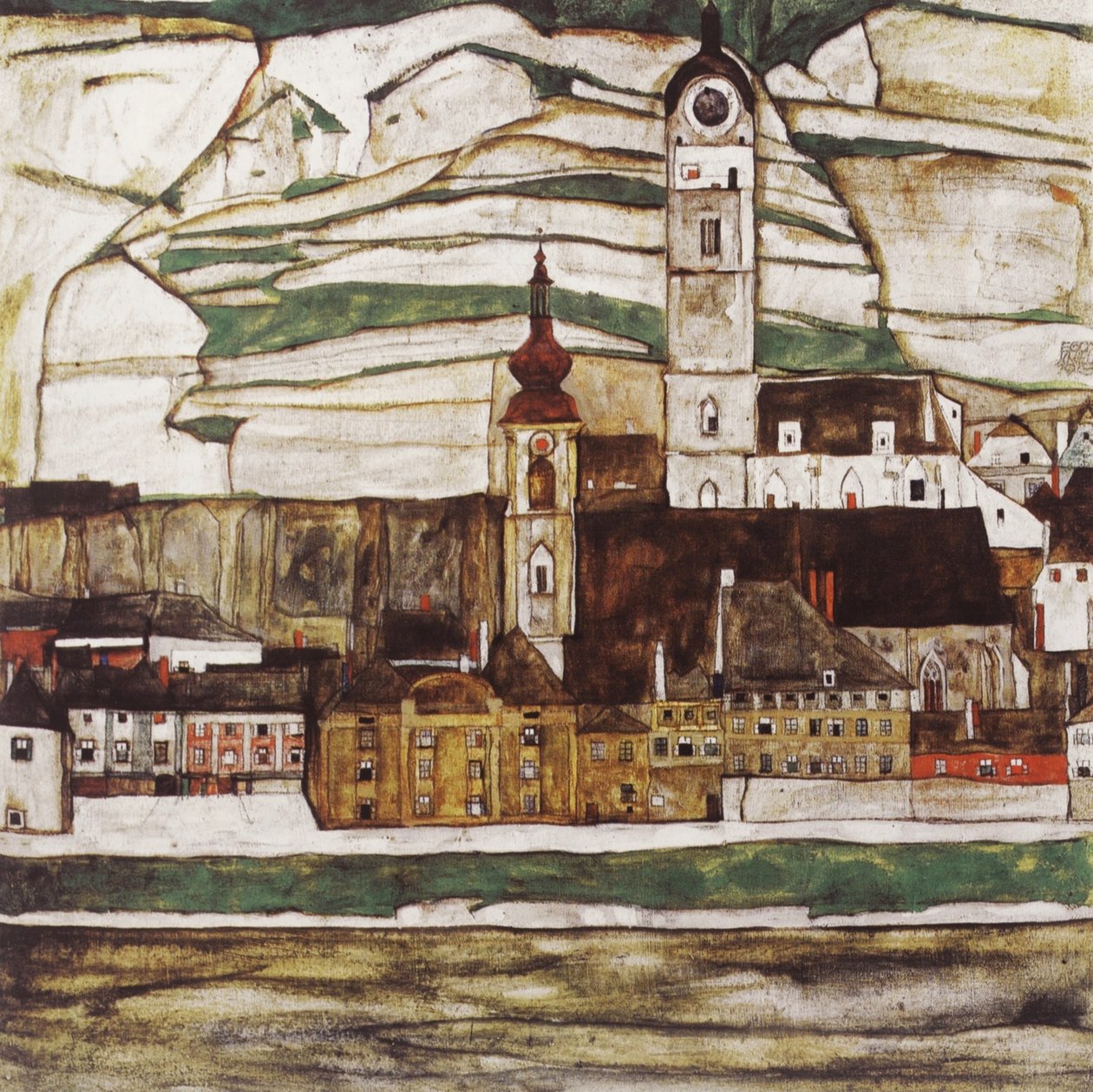 Stein an der Donau (distrito de Krems) de Egon Schiele
