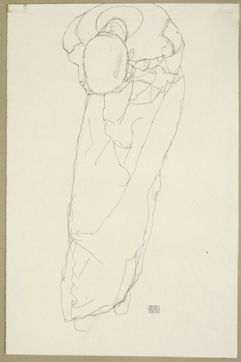 O Monge, 1914 de Egon Schiele