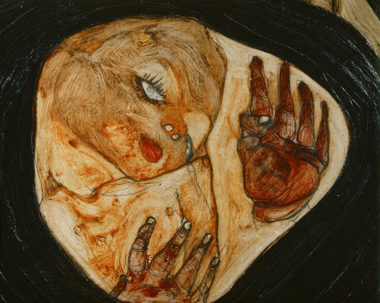 Mãe morta I de Egon Schiele
