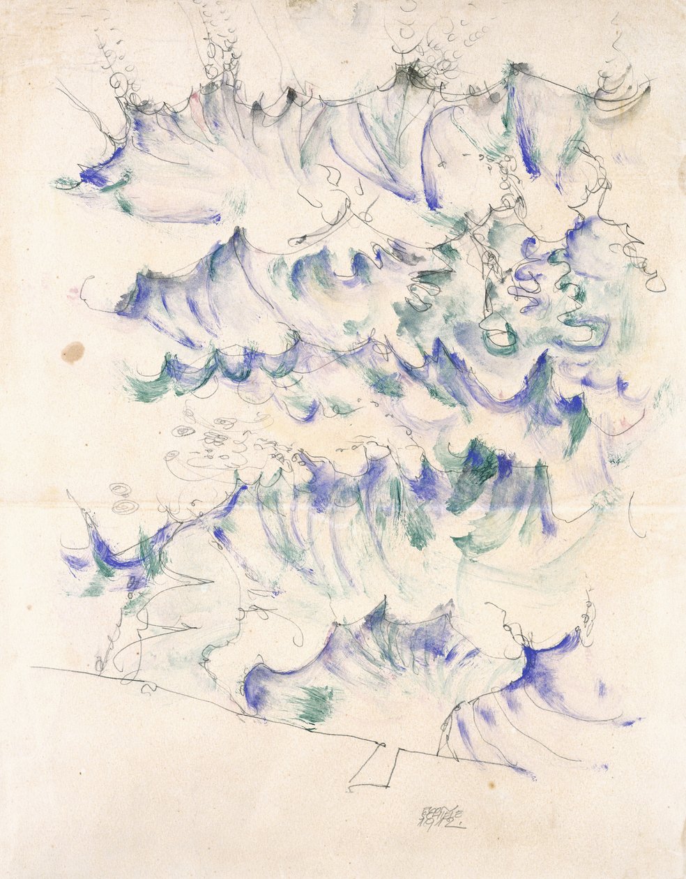 Ondas, 1912 de Egon Schiele