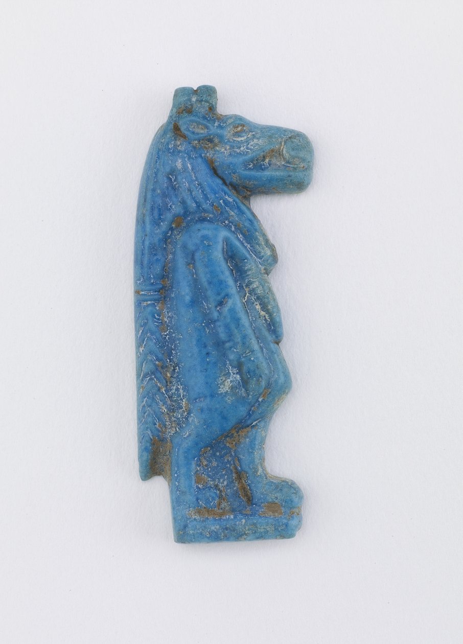 Amuleto: a figura de Tuore, possivelmente período ptolemaico, 305-30 aC (argila) de Egyptian