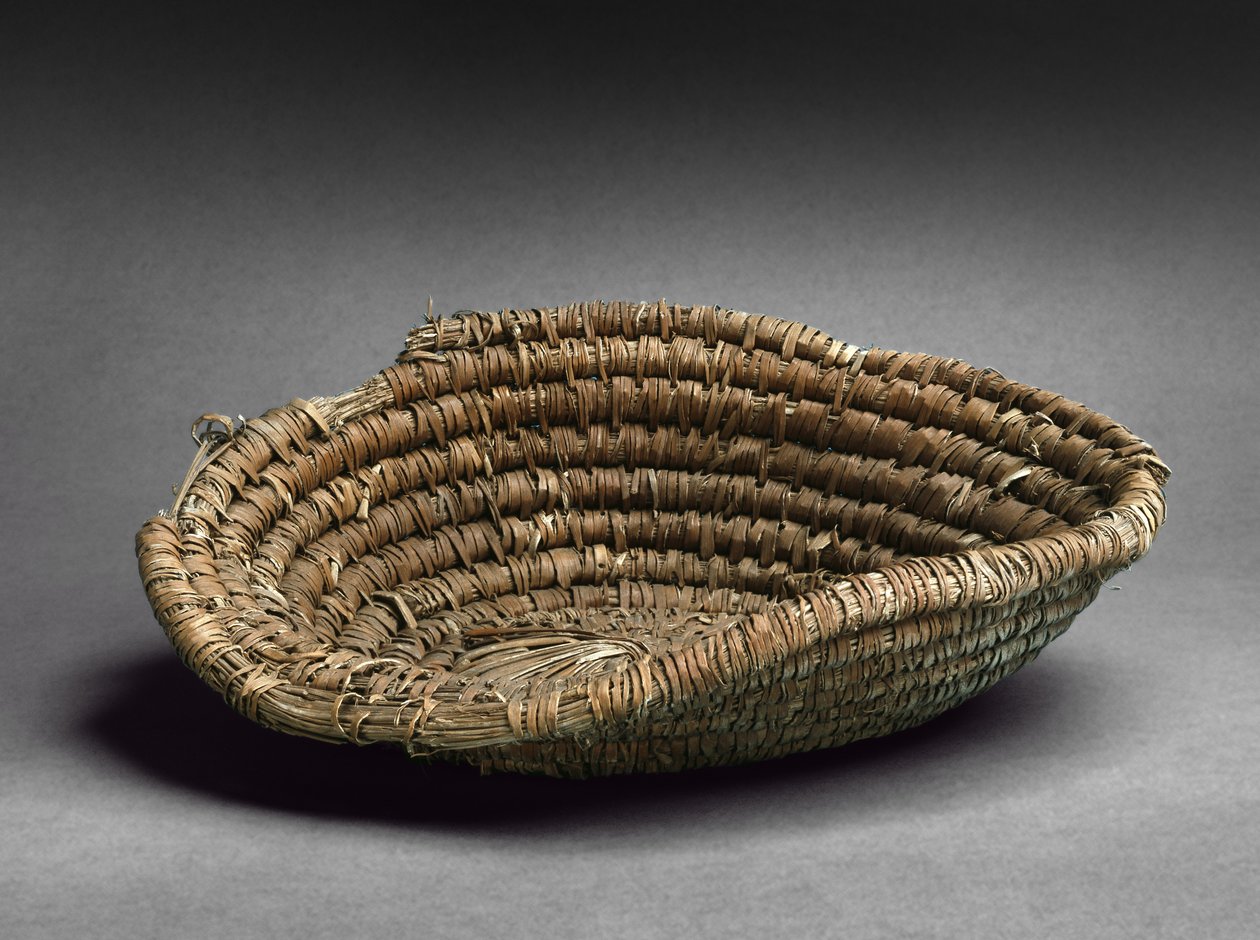Cesta espiral enrolada (brown rush) de Egyptian