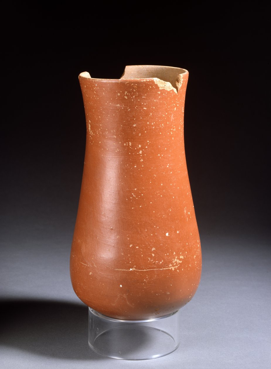 Jarra de cerâmica vermelha, New Kingdom (cerâmica) de Egyptian 18th Dynasty