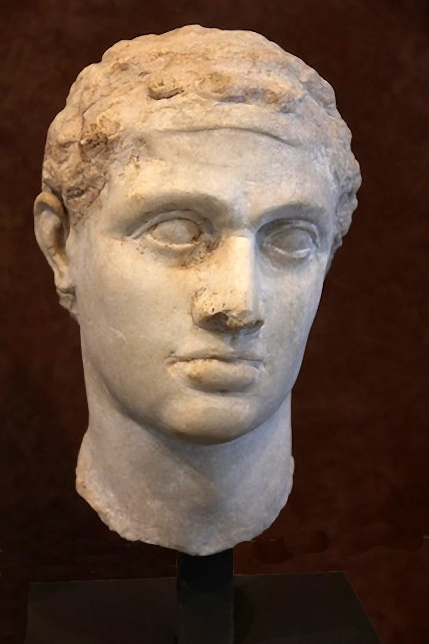 Mármore de Ptolomeu XII do Egito de Egyptian Ptolemaic Period