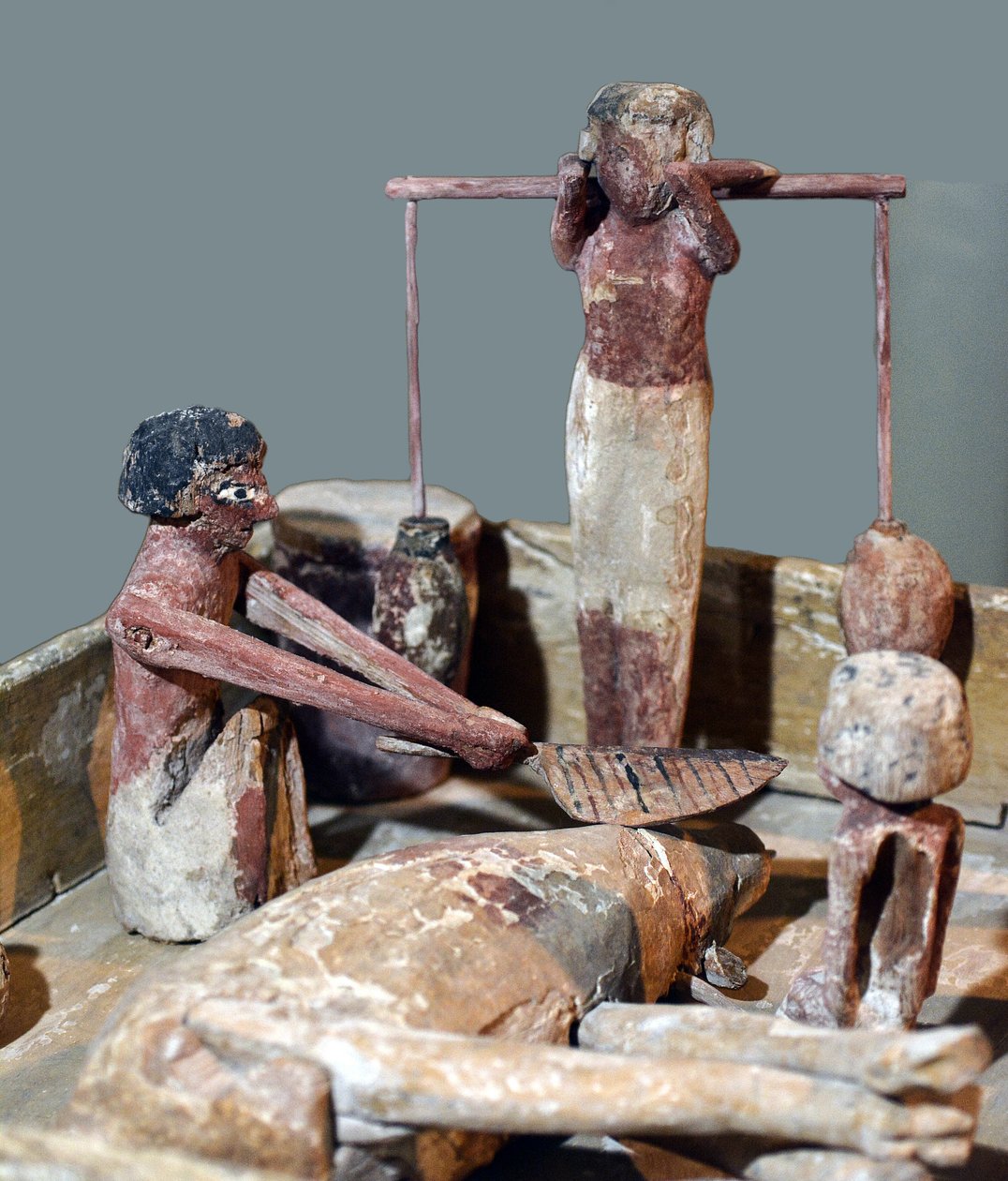 Modelo de um açougue, Egito, c.2000-1700 aC de Egyptian 12th Dynasty