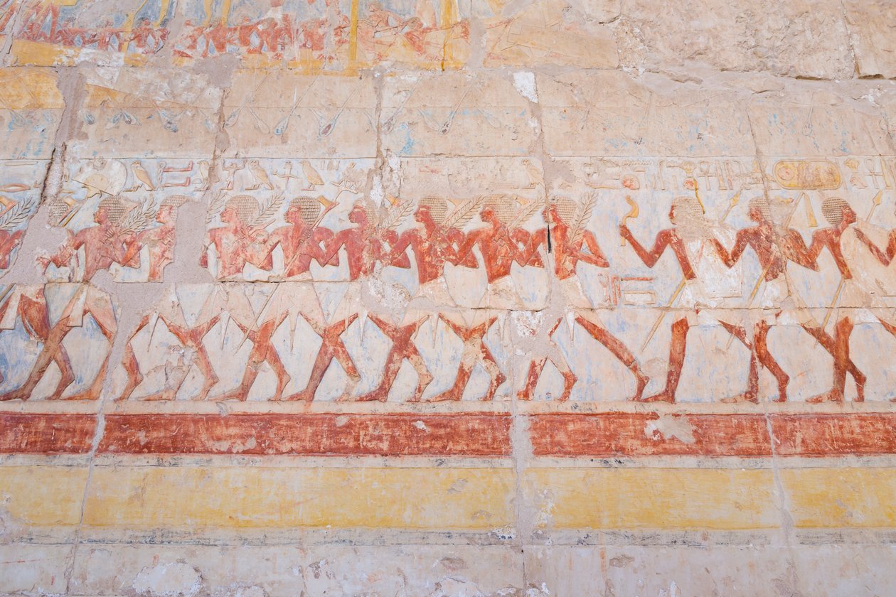 Bas relief carving of Hatshepsut