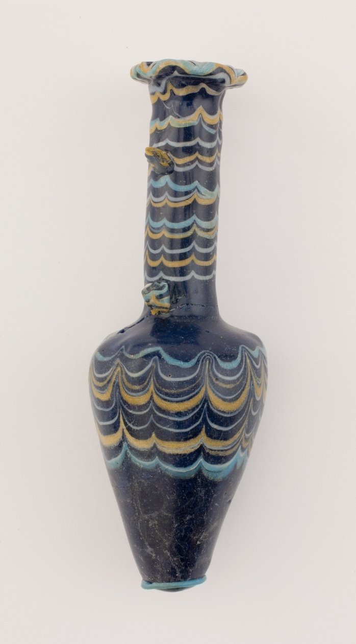 Garrafa, Novo Reino, c.1425-1362 aC (vidro) de Egyptian 18th Dynasty