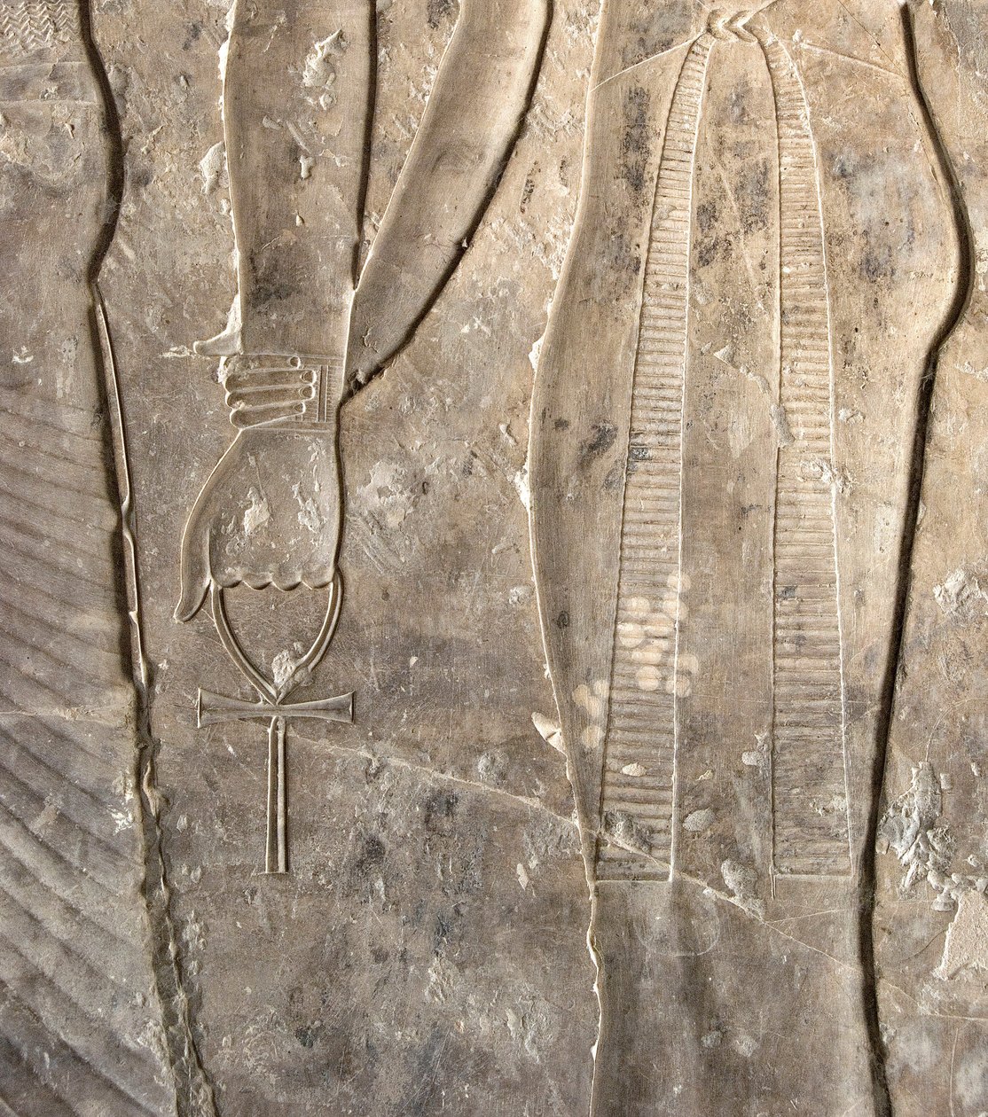 Antiquidade egípcia: hieróglifos Ankh. Túmulo de Kherouef (TT192) (18ª Dinastia de Egyptian 18th Dynasty