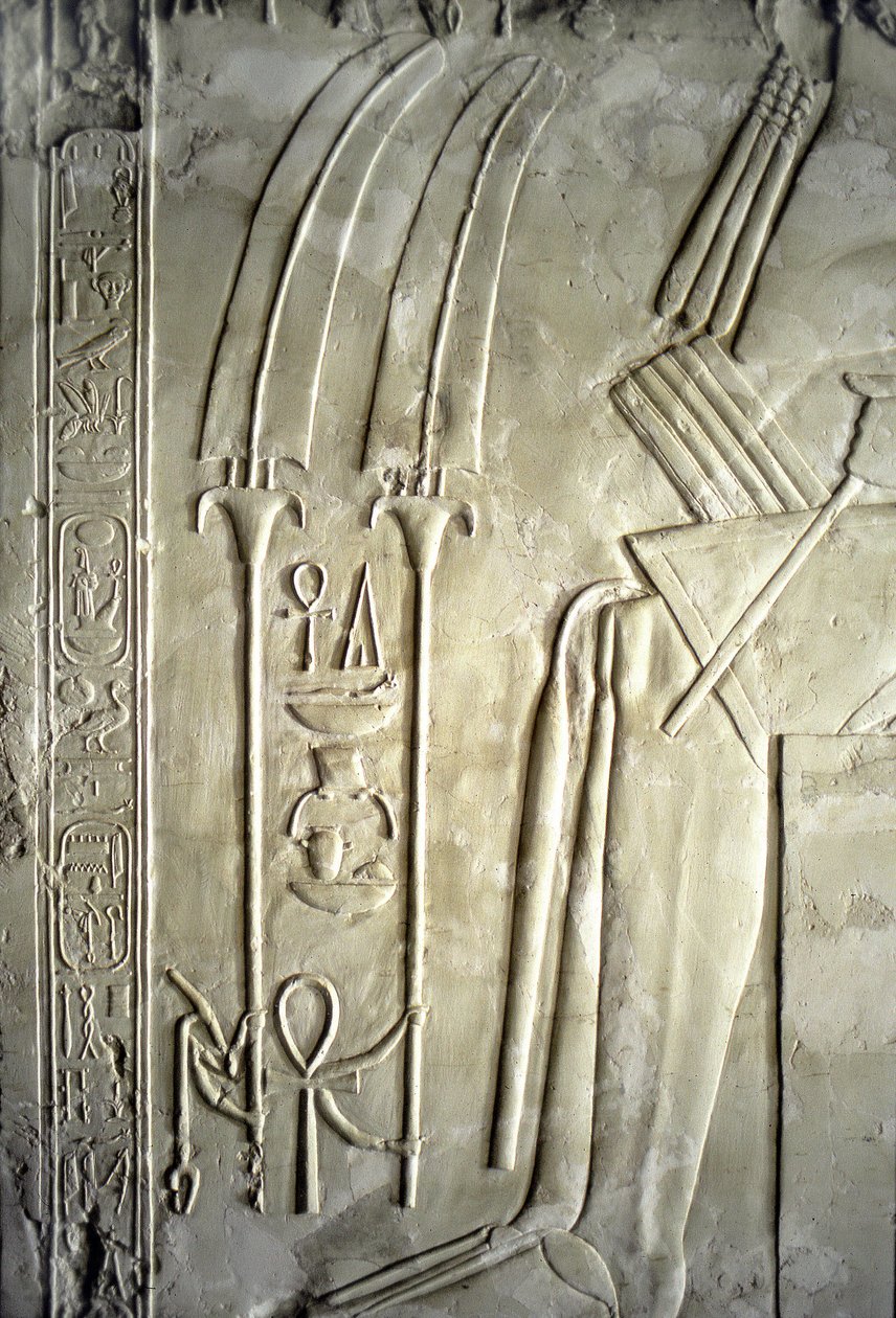 Antiquito egípcio: hieróglifos. Túmulo de Kherouef (TT192) (18ª Dinastia de Egyptian 18th Dynasty
