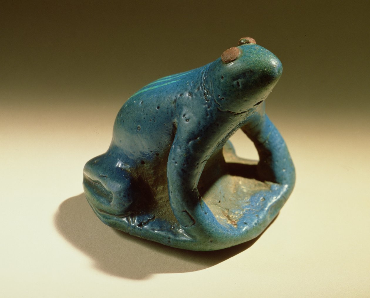Rã, Novo Reino, c.1390-53 aC (faiança) de Egyptian 18th Dynasty