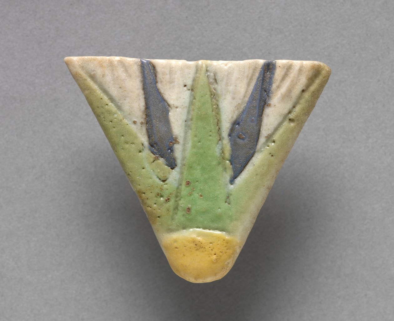 Terminal de colar de flor de lótus, c.1391-1337 aC de Egyptian 18th Dynasty