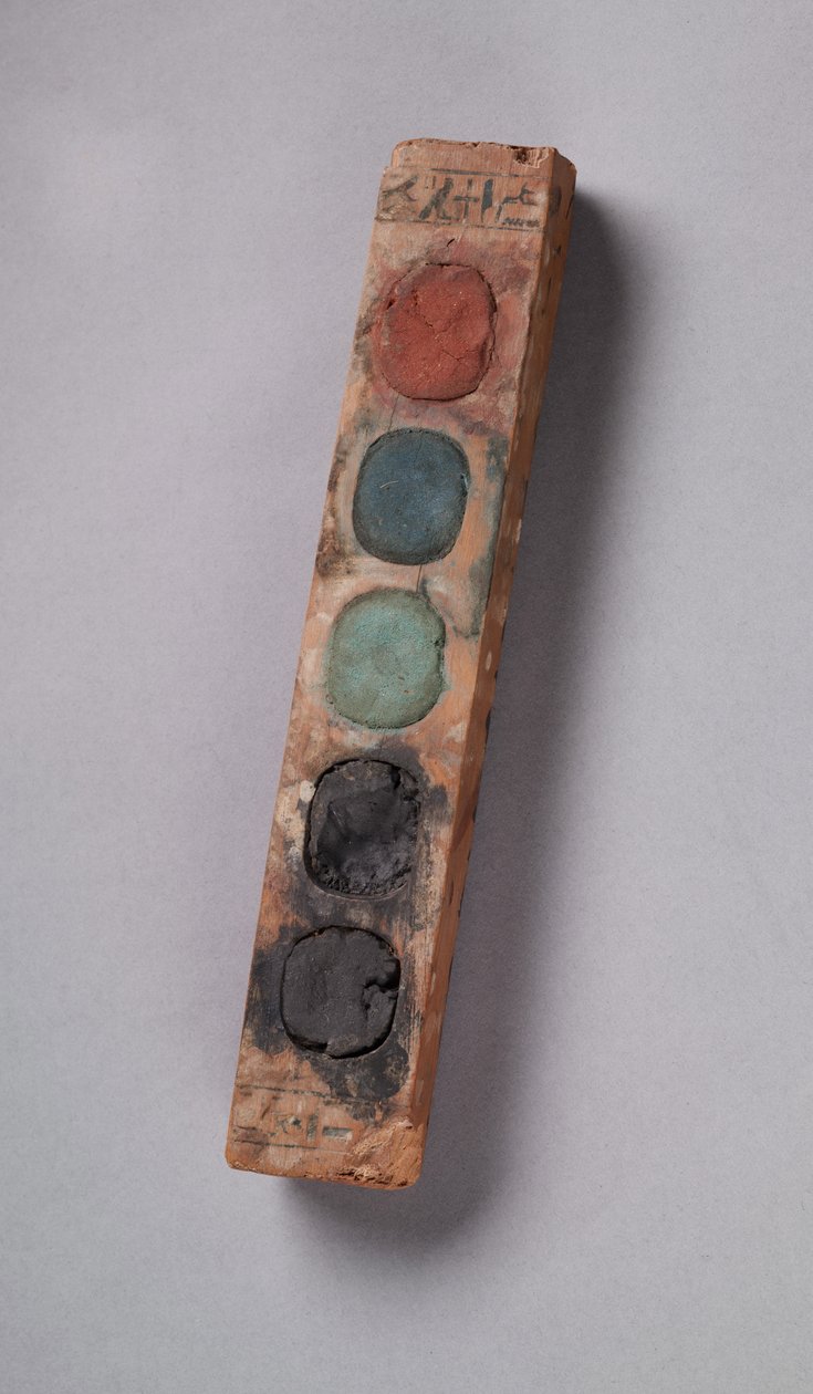 Caixa de Pintura do Vizir Amenemope, Novo Reino, c.1427-1401 aC de Egyptian 18th Dynasty