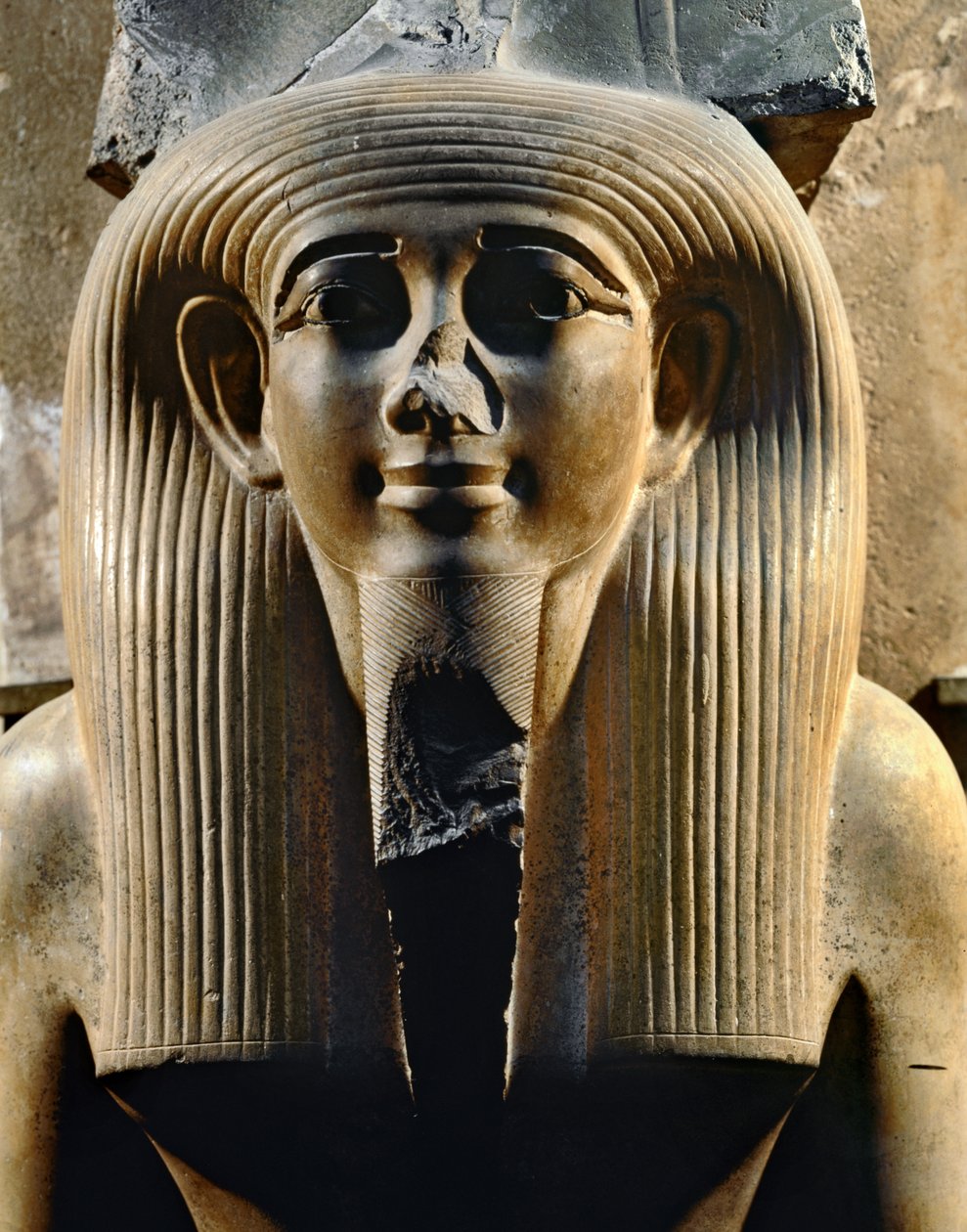 Faraó Amenófis II (pedra calcária) de Egyptian 18th Dynasty