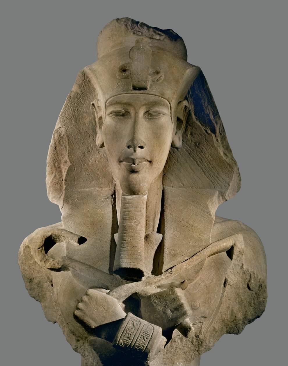 Faraó Amenófis IV Akhnaton (escultura) de Egyptian 18th Dynasty