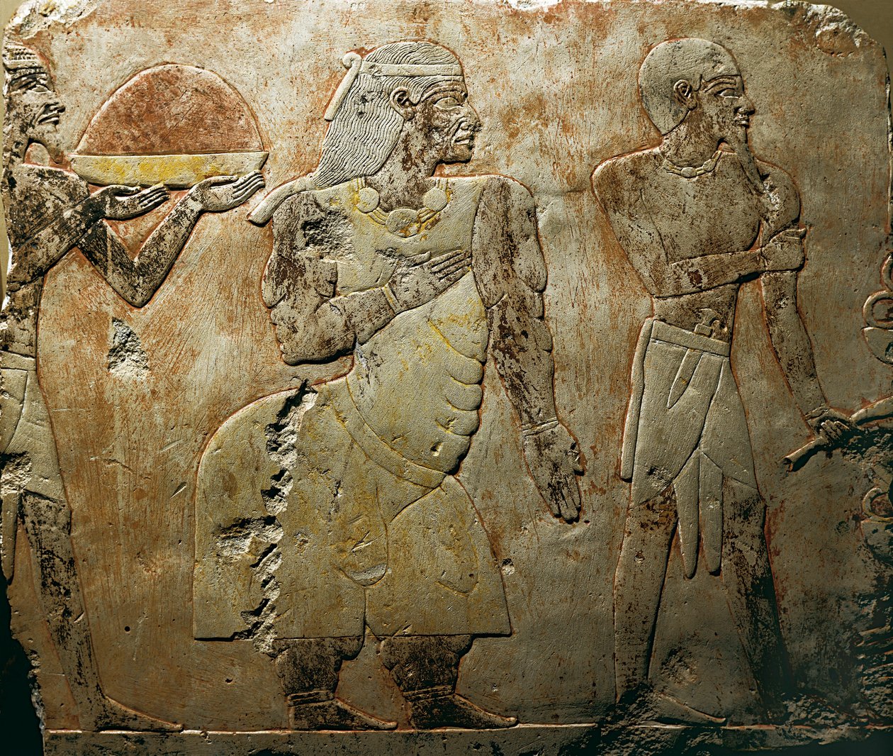 Rainha do Punt, detalhe de Egyptian 18th Dynasty