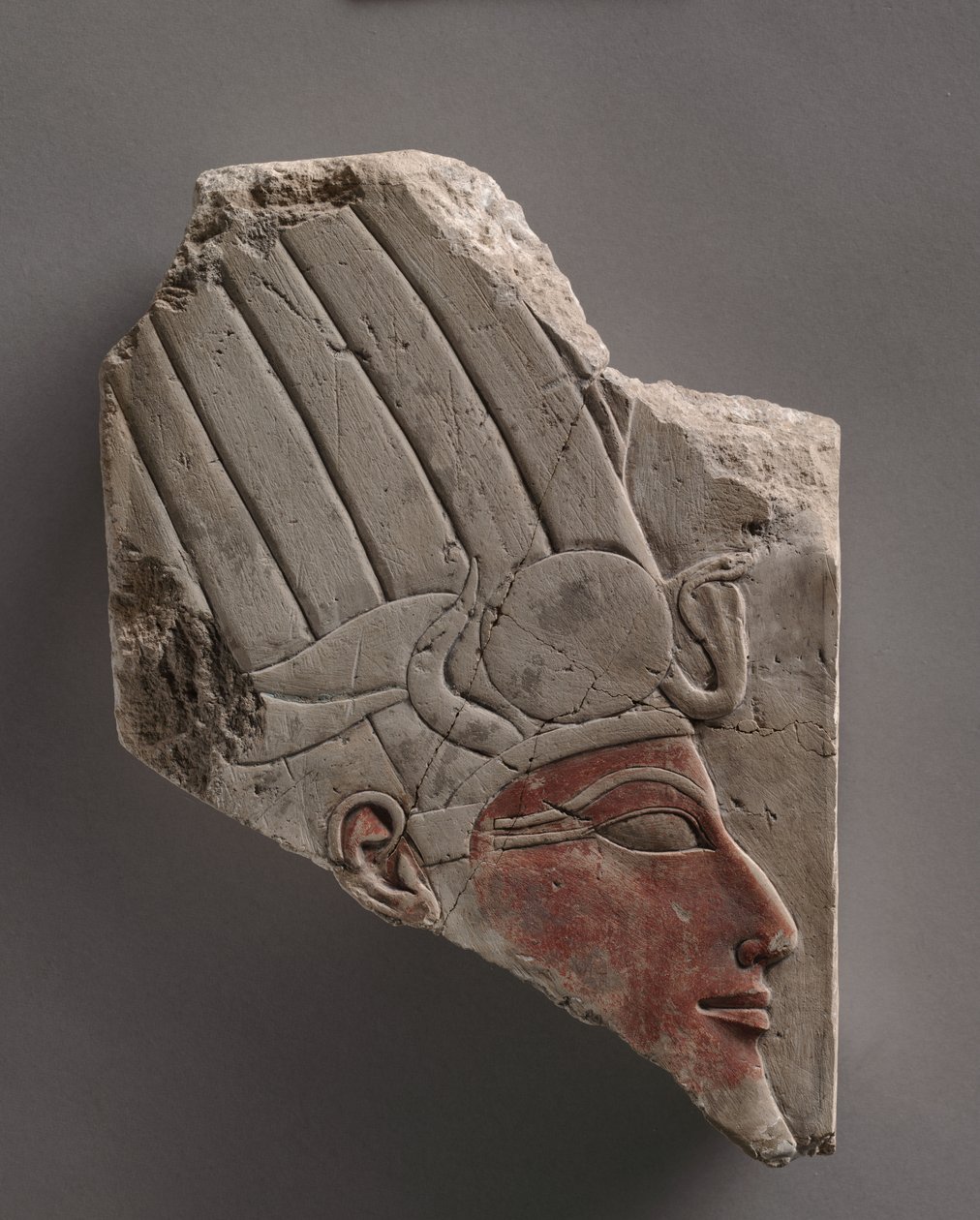 Alívio de Hatshepsut ou Tutmose III, 1479-1425 aC de Egyptian 18th Dynasty