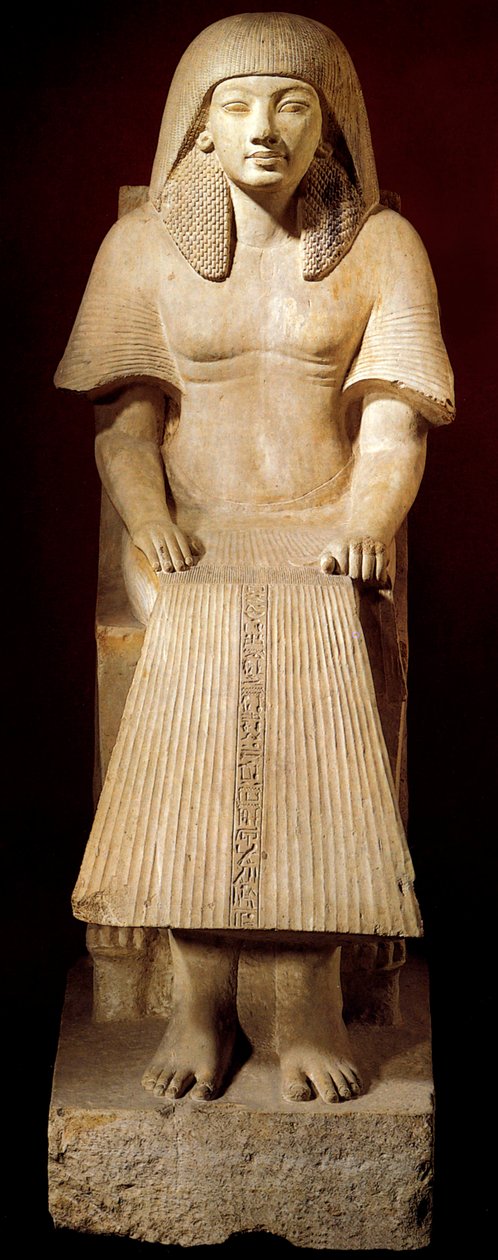 Estátua de Maya (funcionário público egípcio) de Egyptian 18th Dynasty