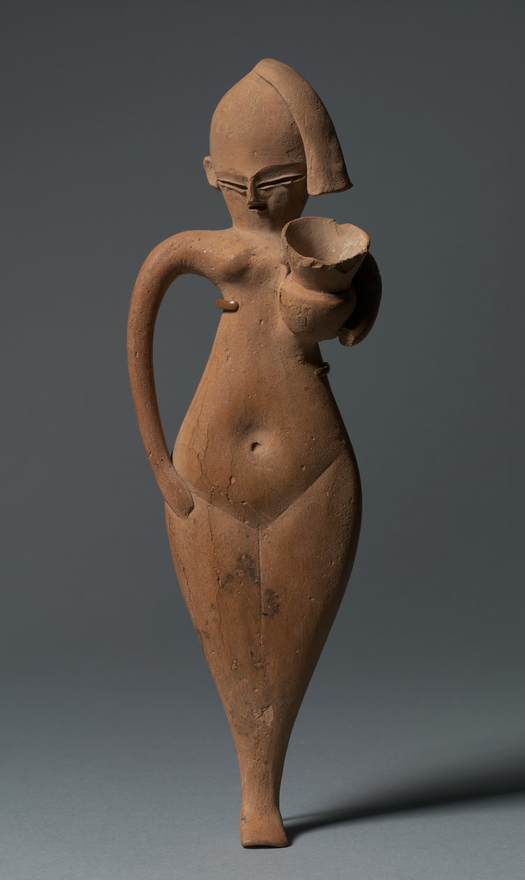 Estatueta de uma Serva, c.1323-1186 aC de Egyptian 18th Dynasty