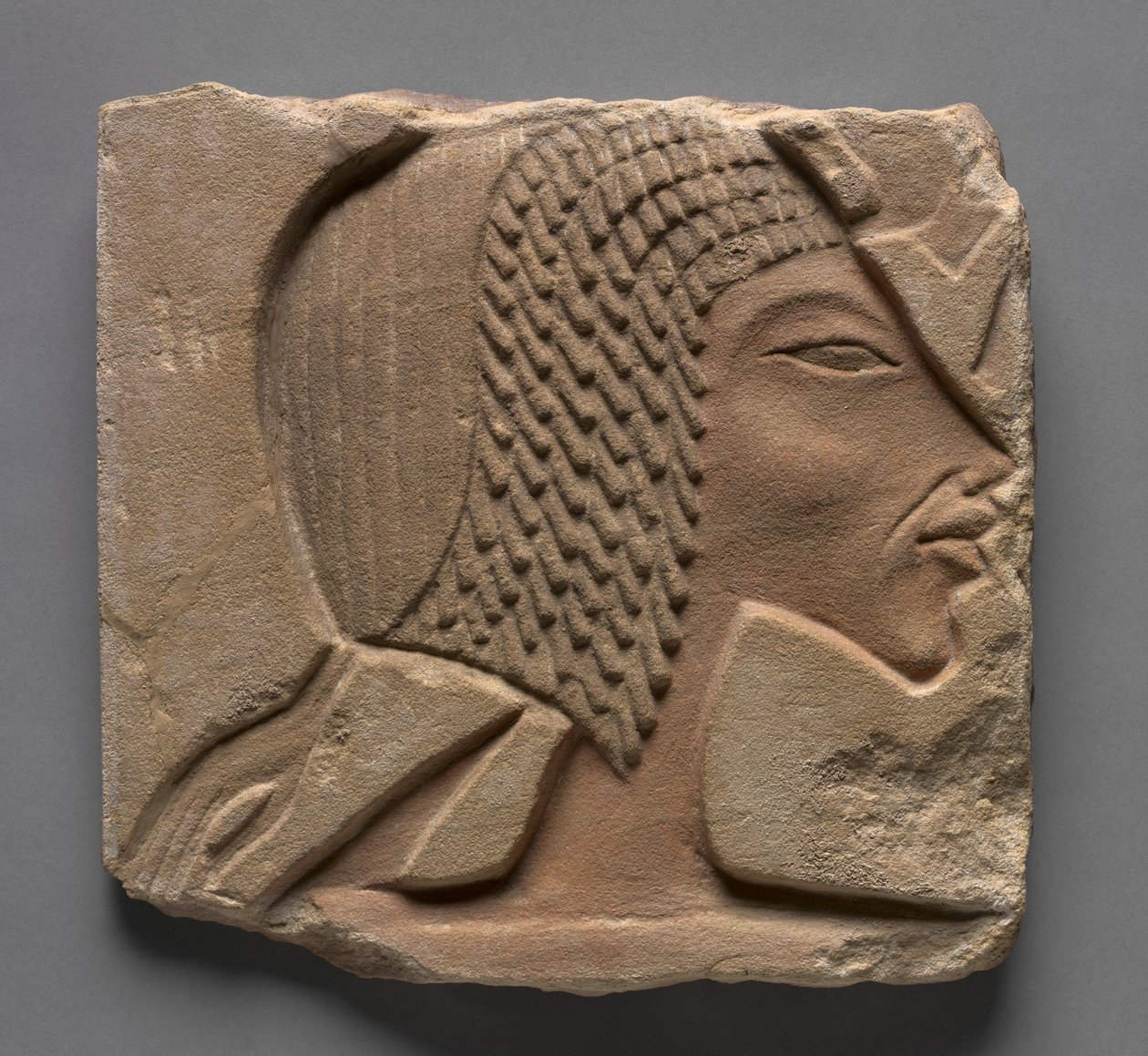 Talatat: Retrato de Nefertiti, c.1353-1347 aC de Egyptian 18th Dynasty
