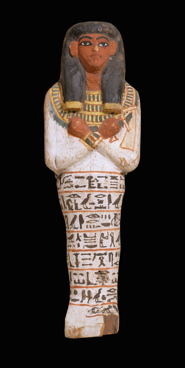 Figura de Ushebti para Hapyaa, fim da XVIII dinastia ... de Egyptian 18th Dynasty